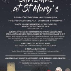 Christmas at St Marys 2020 poster COMPRESSED